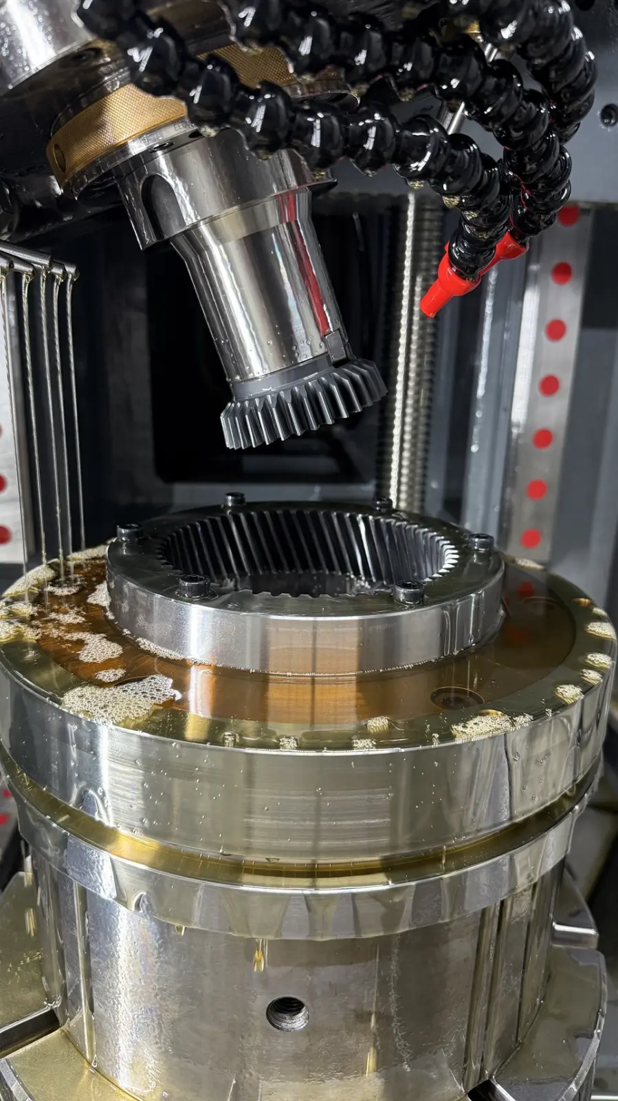 Power Skiving uzębienia wewnętrznego na maszynie CNC EIFCO E-skive